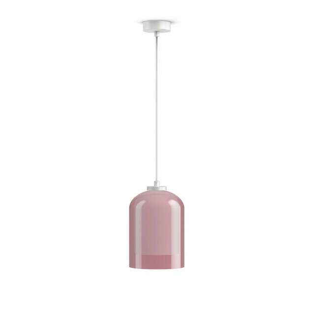 Подвесной светильник Capsule с розовым плафоном