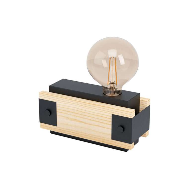 Настольная лампа LAYHAM 43469 (металл, цвет черный)