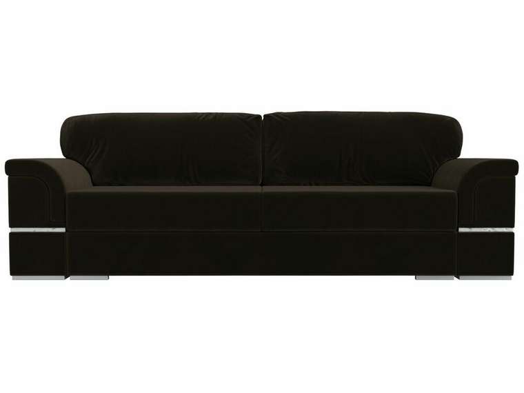 Прямой диван-кровать Порту коричневого цвета 