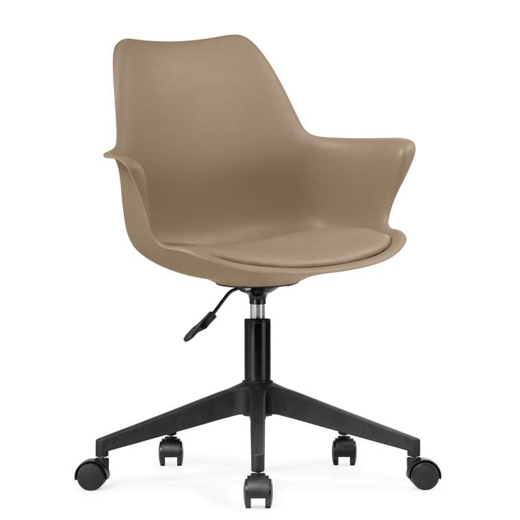 Офисное кресло Tulin бежево-коричневого цвета