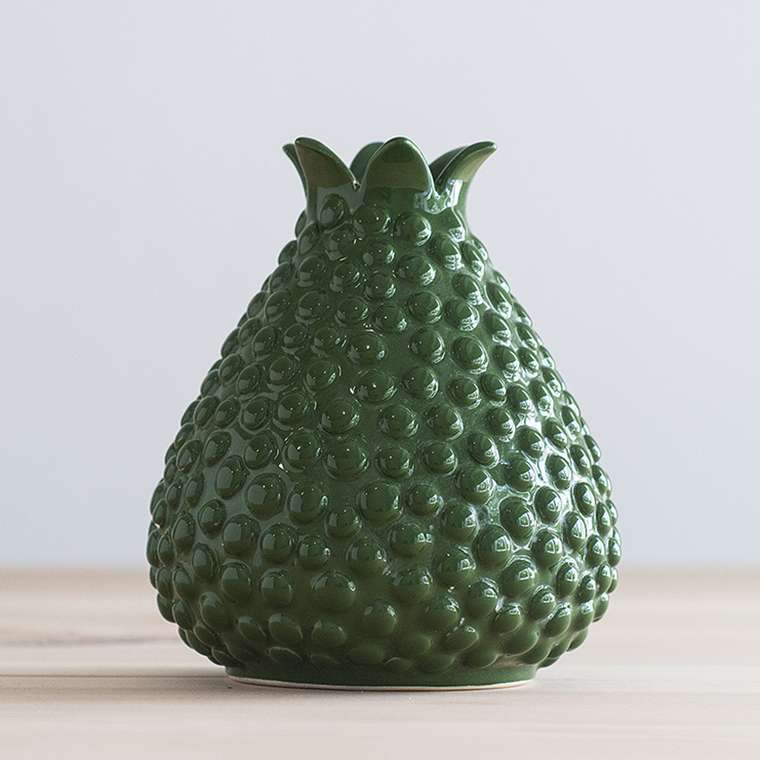 Керамическая ваза Аvokado зеленого цвета