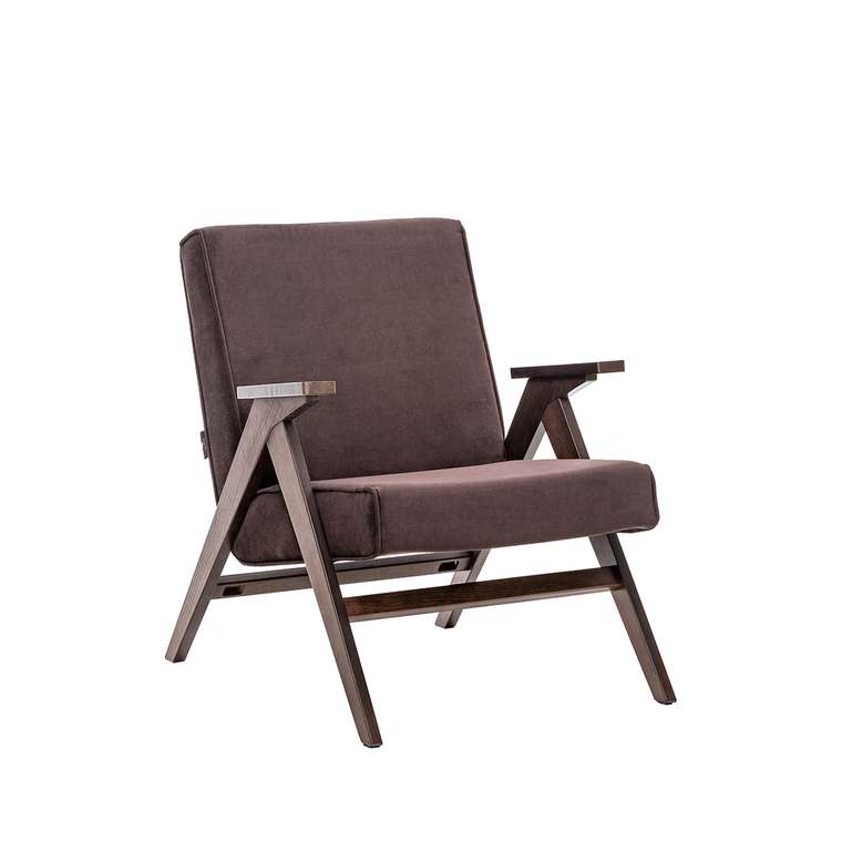 Кресло для отдыха Вест коричневого цвета