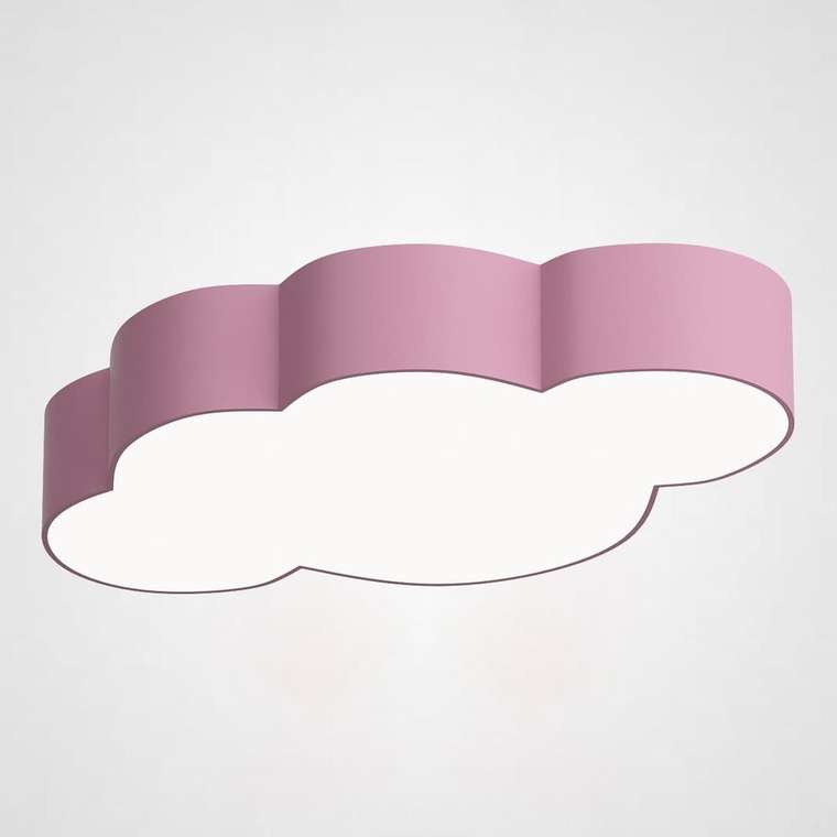 Потолочный светильник Cloud M розового цвета