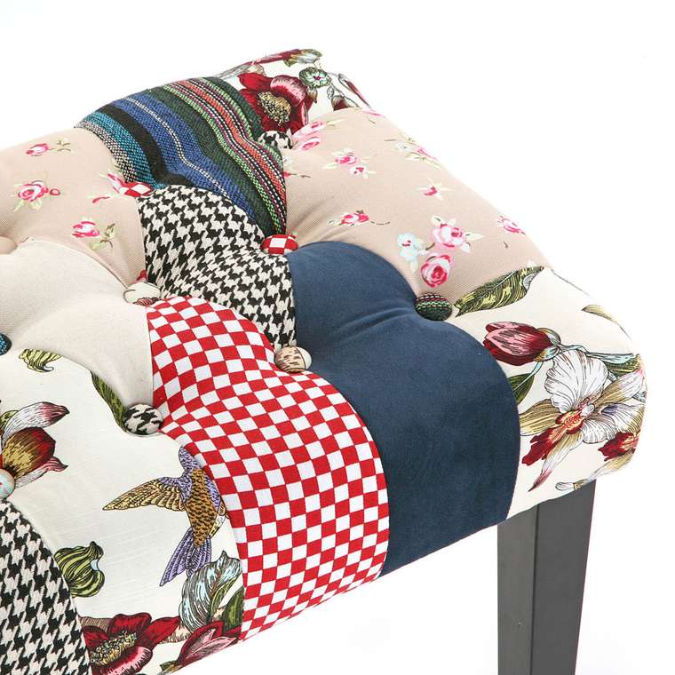 Банкетка Romactic Patchwork с обивкой из хлопка