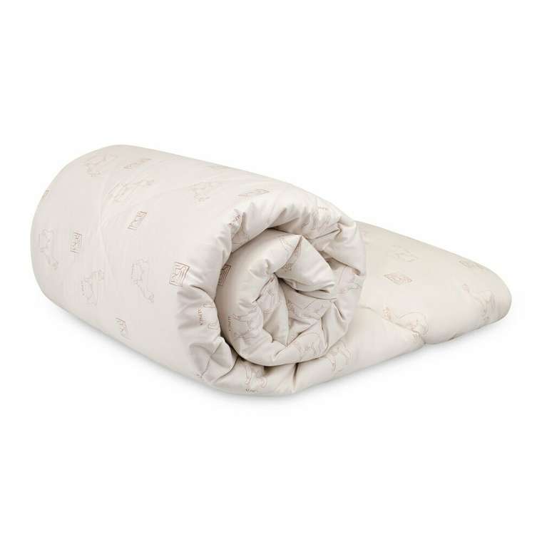 Одеяло Alpaca wool 155х215 бежевого цвета