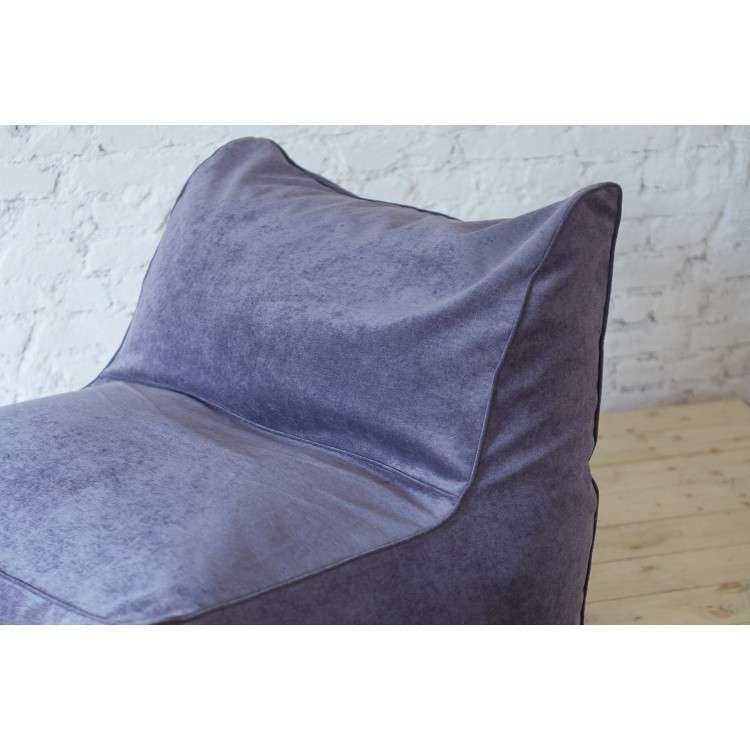 Модульное кресло Ivonne с пуфом фиолетового цвета