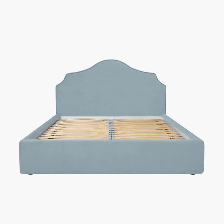 Кровать Bliss 180х200 серо-голубого цвета без подъёмного механизма