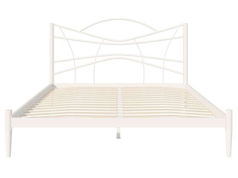 Кровать Нори 160х200 без подъемного механизма белого цвета
