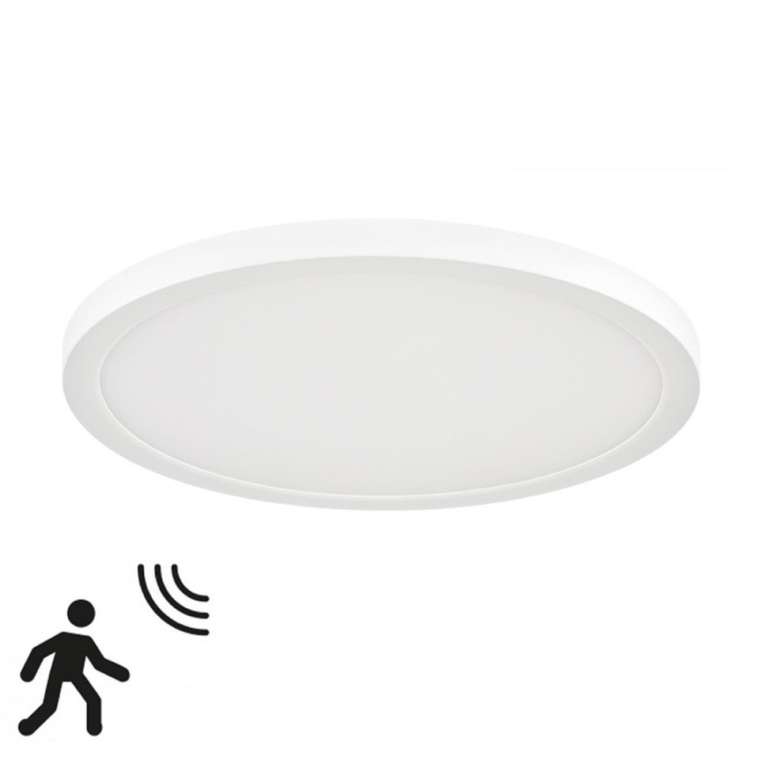 Потолочный светильник встраиваемый Sonex Nebula White 7790/24L пластик/белый LED 24Вт 3000/4000/6500К D300 IP44 CCT/датчик движения