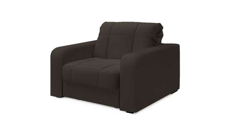 Кресло-кровать Дендра темно-коричневого цвета