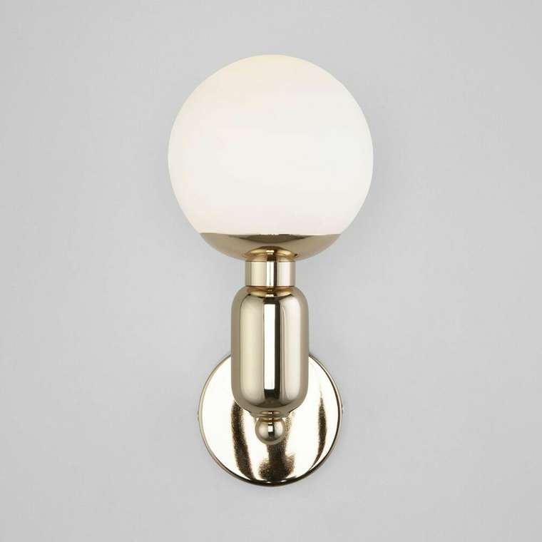 Настенный светильник со стеклянным плафоном 50251/1 золото Bubble