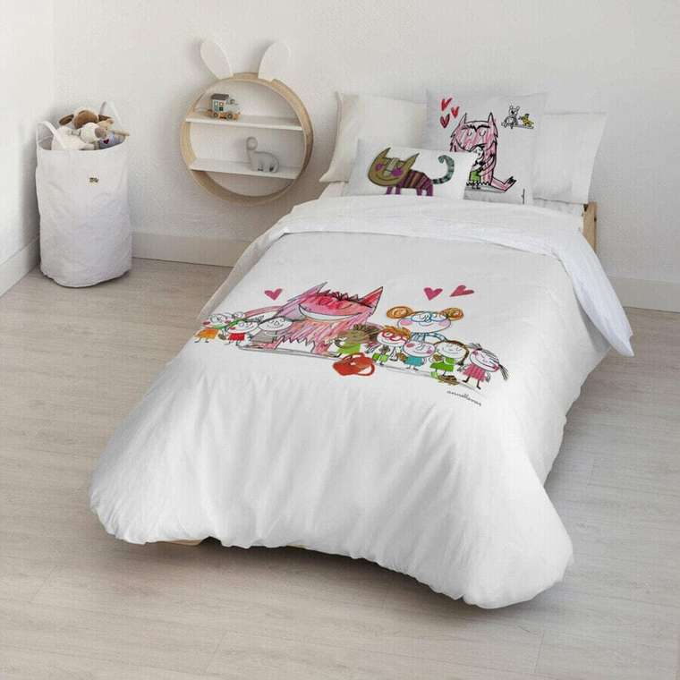 Пододеяльник Decolores Al cole Разноцветный 175 темы 140 x 200 cm Горлышко бутылки
