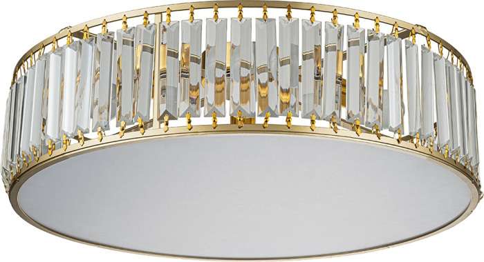 Потолочный светильник круглый Escada Unona 2116/4 E27*40W Gold
