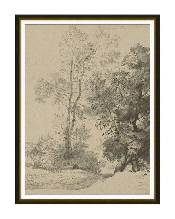 Постер Pastoral Sketch в винтажном стиле