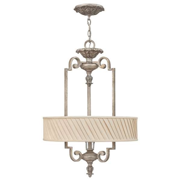 Подвесная люстра Hinkely Lighting цвета сусальное серебро