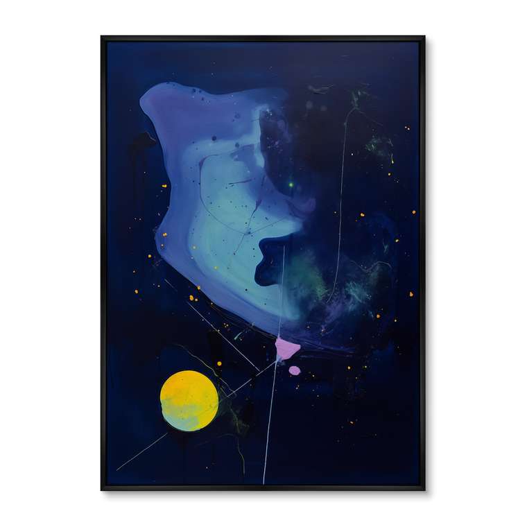 Репродукция картины Galactic space, No 1, 2024г.