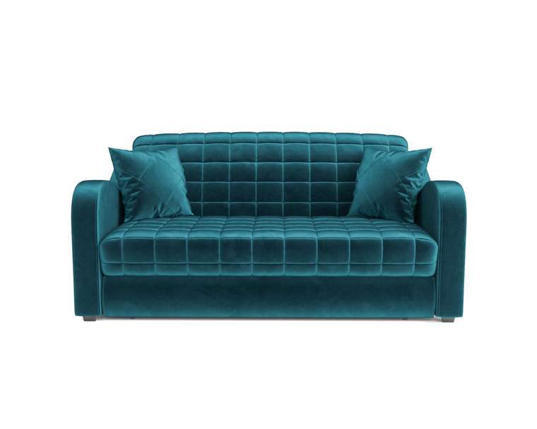 Диван-кровать Барон 4 сине-зеленого цвета