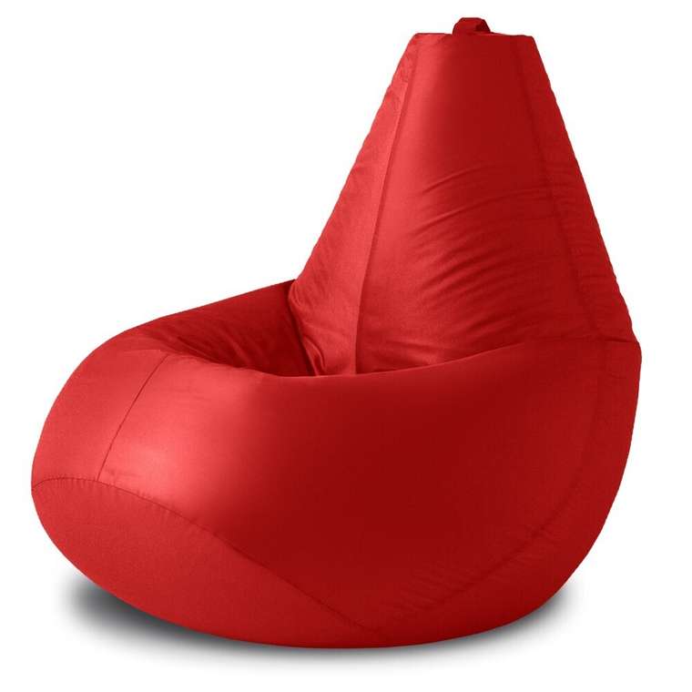Кресло-мешок груша XXXXXL-Мега красного цвета