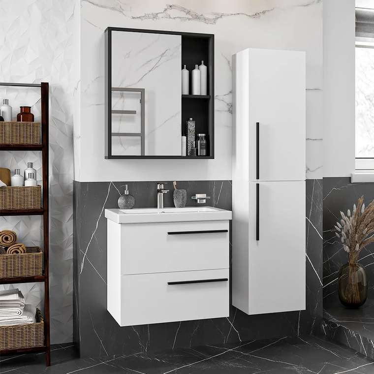 Подвесная тумба с ящиками Ненси