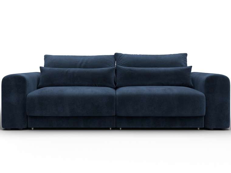 Диван-кровать Лига-056 темно-синего цвета