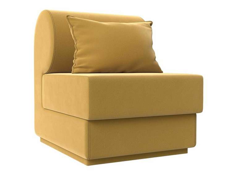 Кресло Кипр желтого цвета
