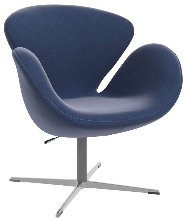 Кресло Эми темно-синего цвета