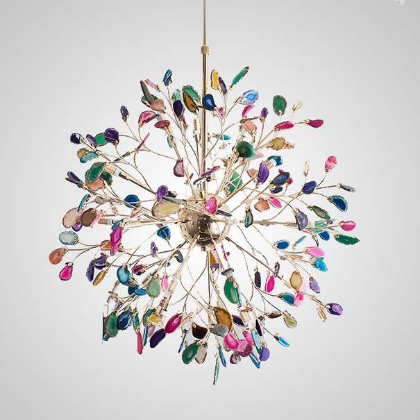 Потолочная люстра AGATE 8 L18 Multicolor