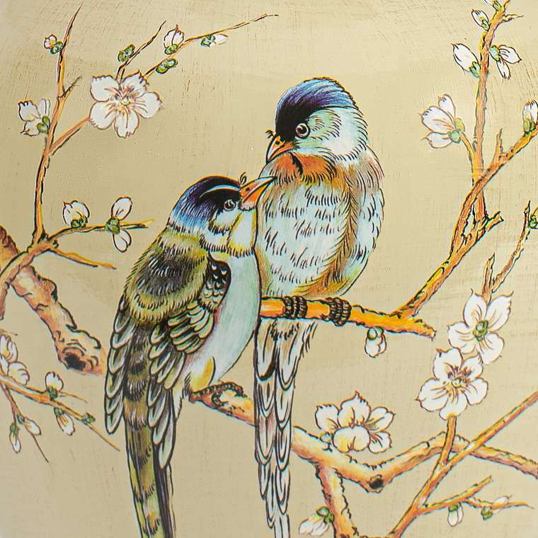 Торшер Magnolia 10381F (ткань, цвет белый)