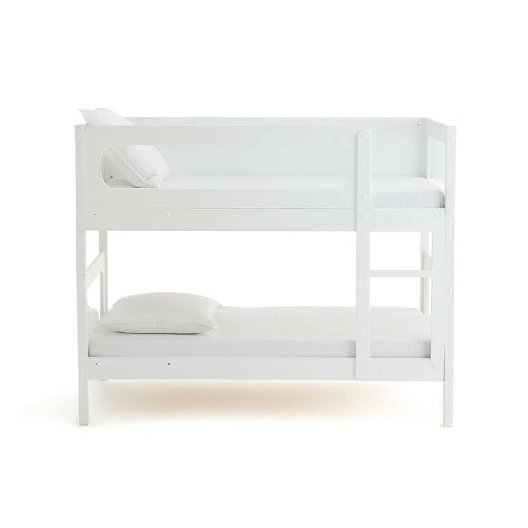 Двухярусная кровать Pilha 90x190 белого цвета