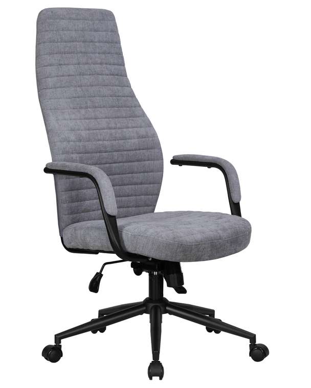 Офисное кресло для руководителей Loki серого цвета 