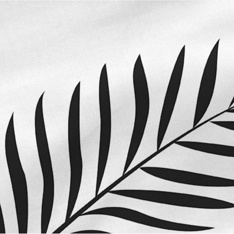 Набор из двух наволочек Foliage 50х75 белого цвета 