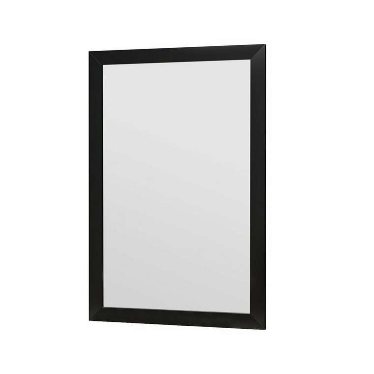Настенное зеркало 50х75 в раме черного цвета