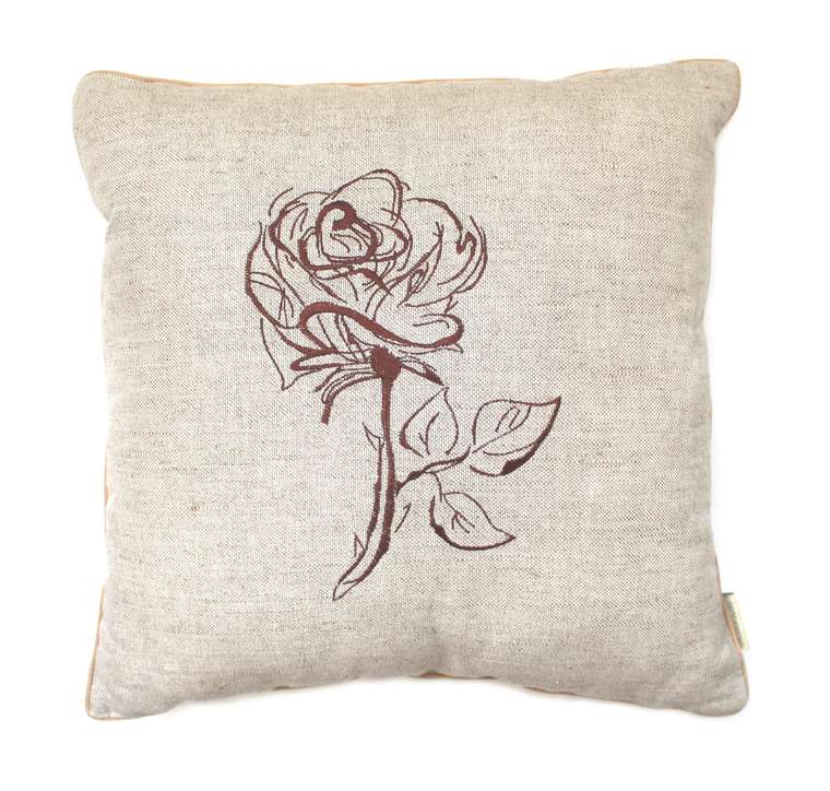 Декоративная подушка "Роза"