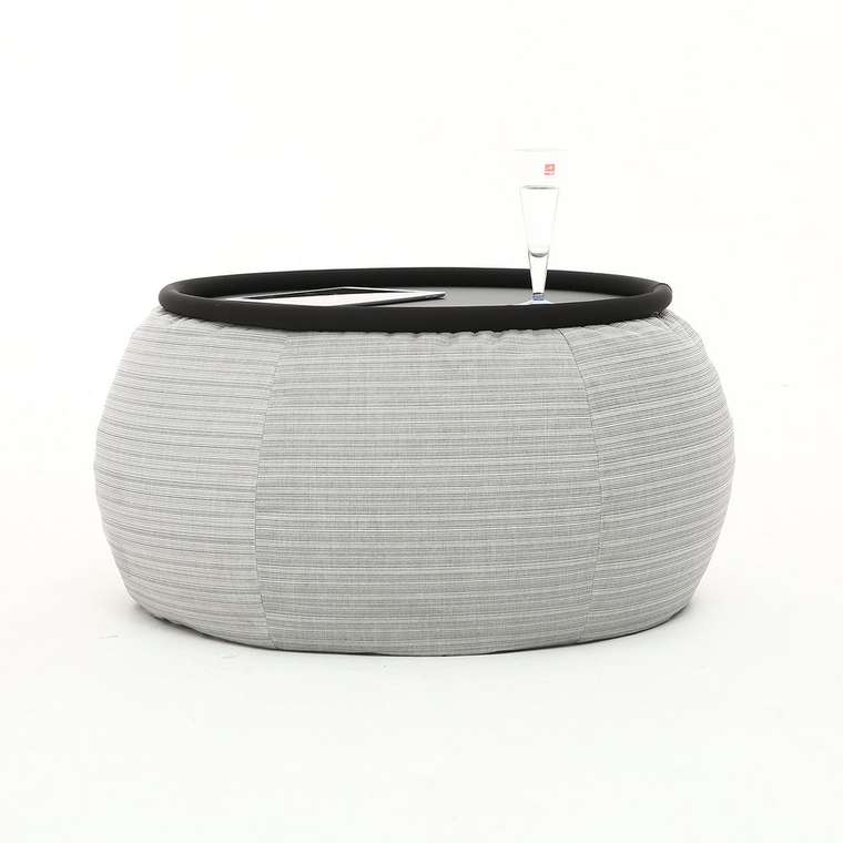 Бескаркасный стол-пуф Ambient Lounge Versa Table — Silverline