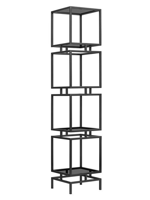 Стеллаж Cubic-4 черного цвета