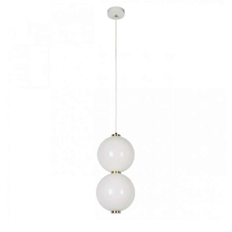 Подвесной светодиодный светильник Pearls белого цвета