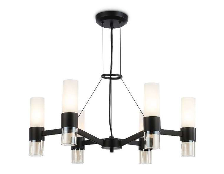 Подвесная люстра Heigh Light LH55104 (стекло, цвет белый)