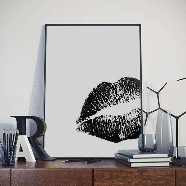 Постер "Kiss I"; А4