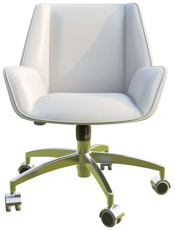 Кресло для посетителя Авиатор светло-бежевого цвета