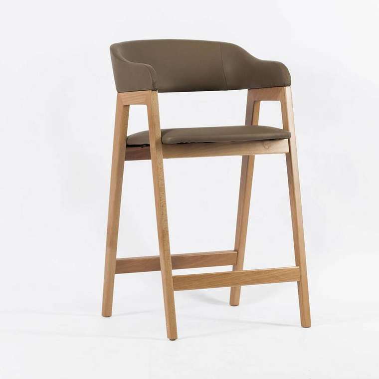 Барный стул Челси коричневого цвета