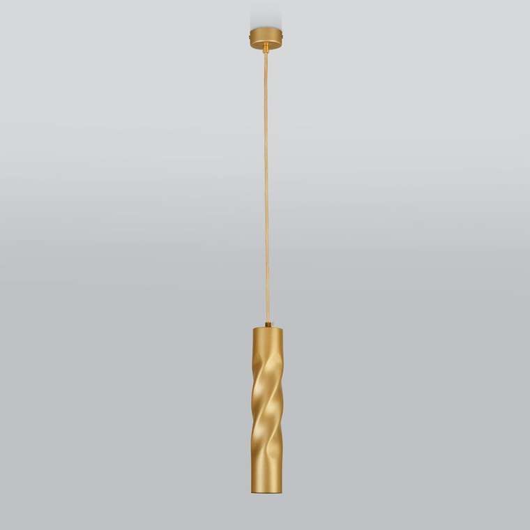 Подвесной светодиодный светильник 50136/1 LED золото Scroll
