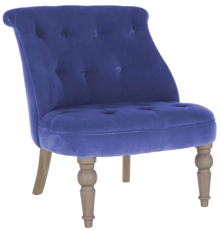 Кресло Бастиан ярко-голубого цвета