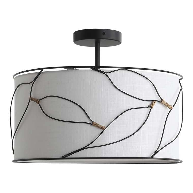 Светильник подвесной ST-Luce Черный/Бежевый E27 3*60W ROOT