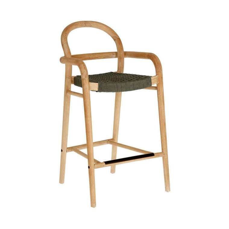 Барный стул Sheryl Green S из дерева бежевого цвета