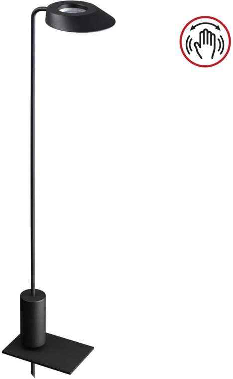 Уличная настольная лампа Novotech Elegance 359408 черный IP54 LED 3W 2*4000mAh Li-ion 3.7V 4000K 250Лм с диммером
