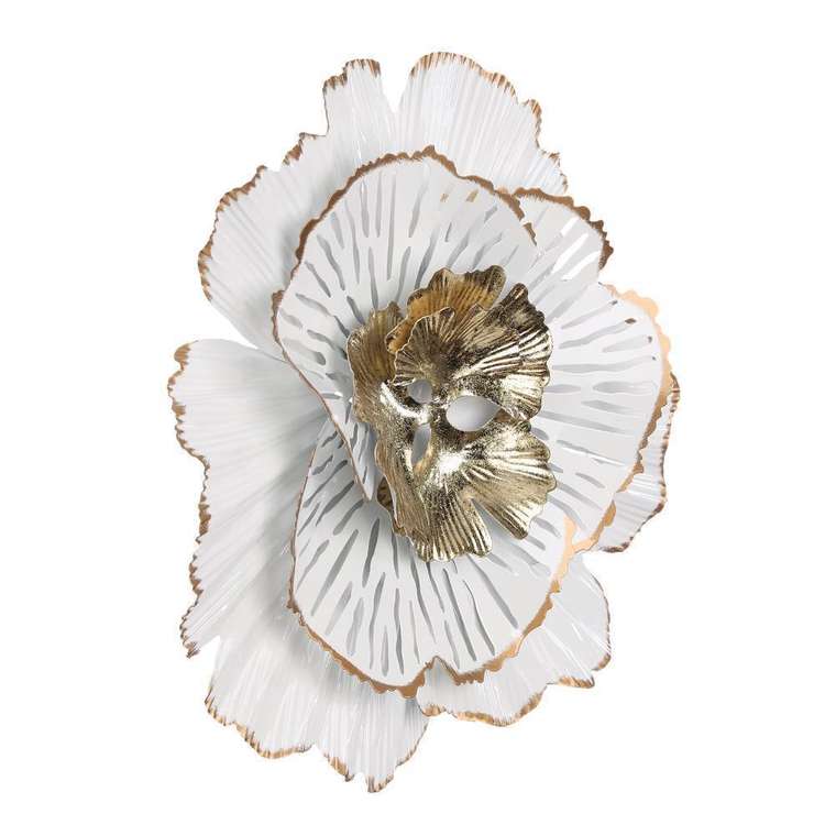 Панно на стену Chikuma бело-золотого цвета