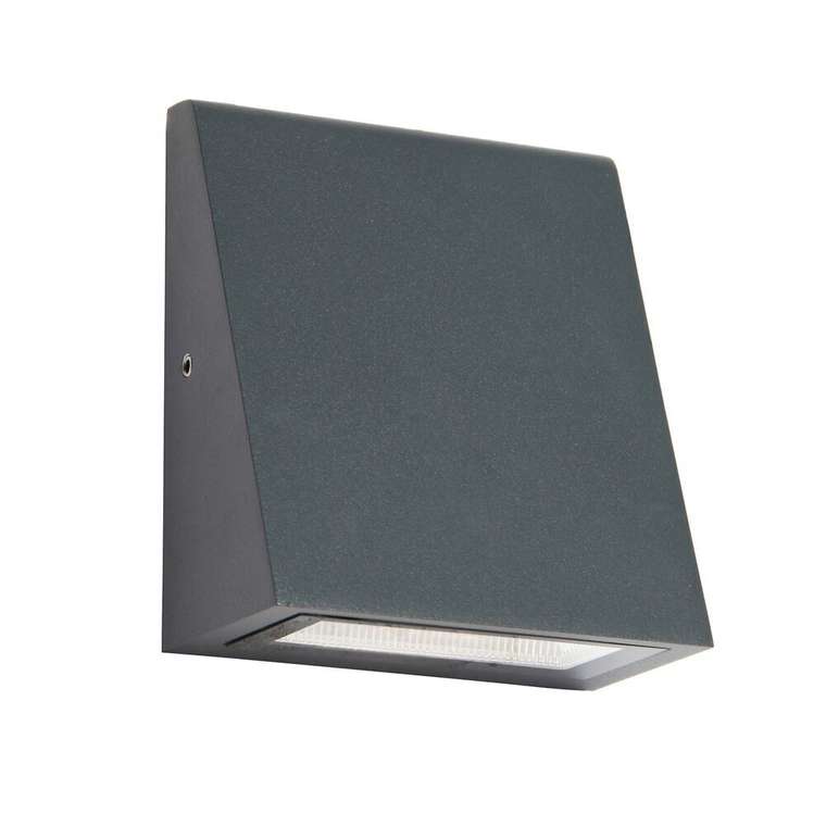 уличный настенный светильник Dela  металл, стекло 1*LED*8W, 500LM, 4000K, IP44, included
