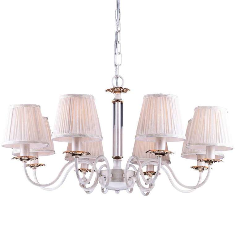 Подвесная люстра Arte Lamp Felicita с белыми абажурами