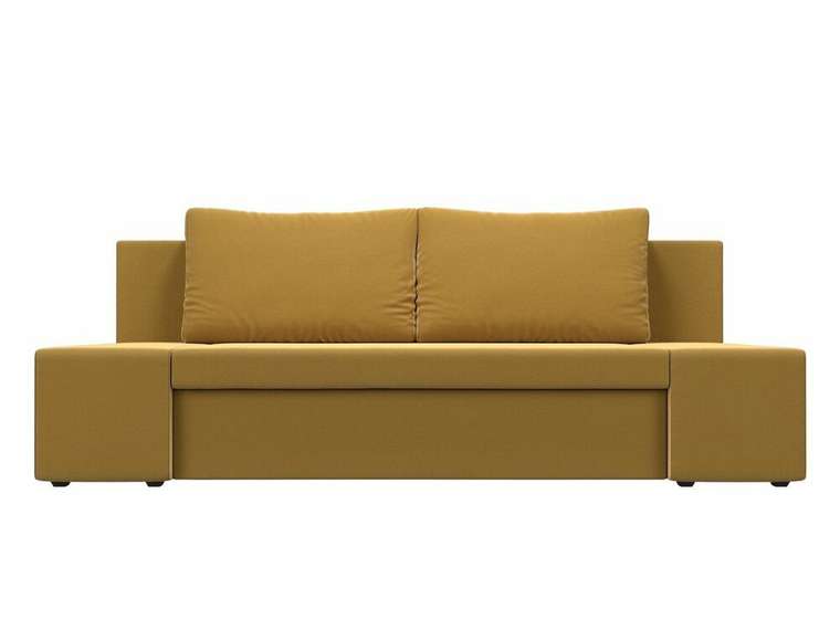 Прямой диван-кровать Сан Марко желтого цвета