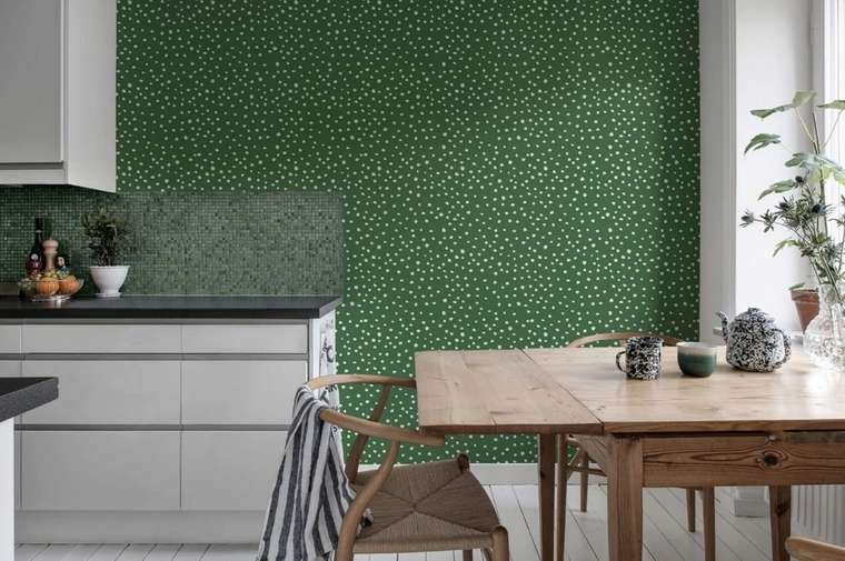 Дизайнерские обои Rebel Dot Basil